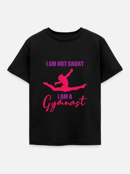 Turnen Turner - Kinder T-Shirt - Schwarz