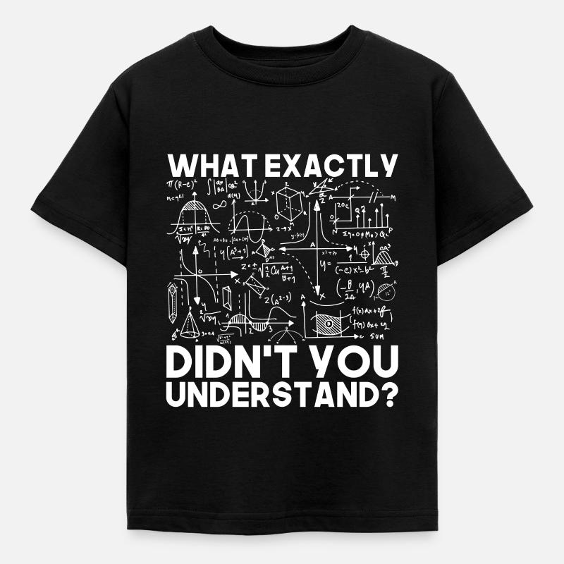 Physics Mathematics - Kids' T-Shirt - black