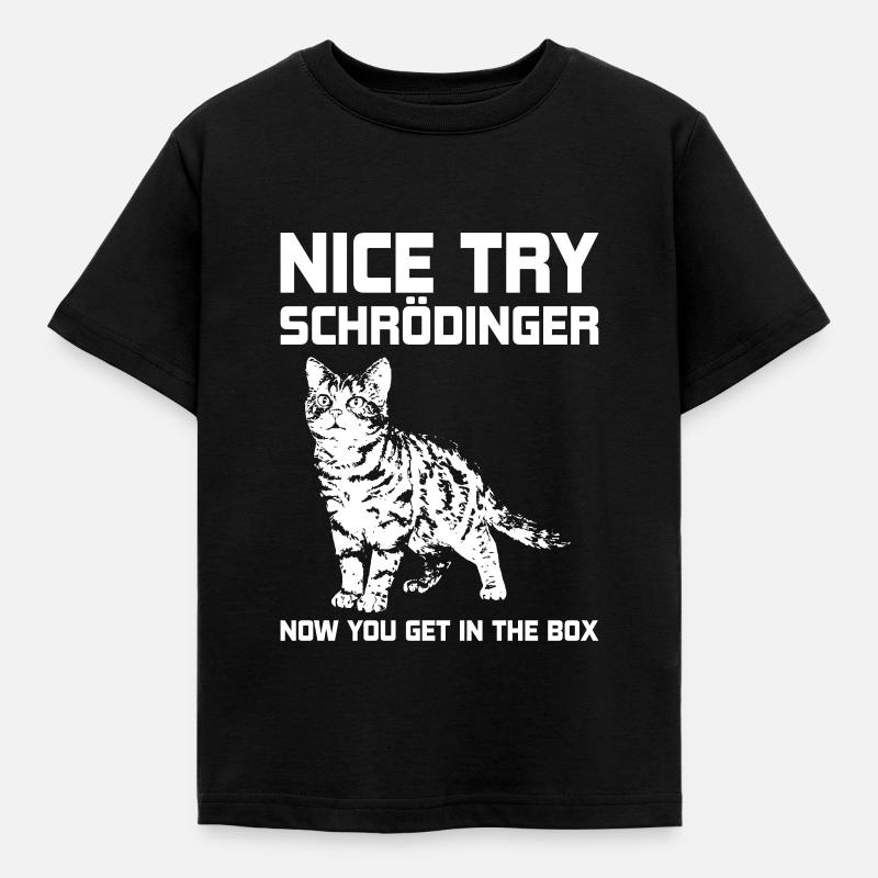 physics - Kids' T-Shirt - black