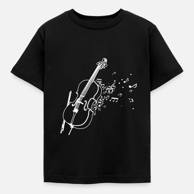 violoncelle - T-shirt Enfant - noir