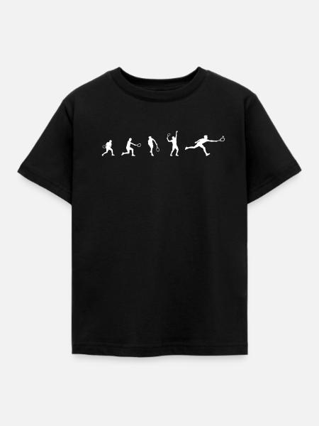 L’évolution du tennis | Joueur de tennis - T-shirt Enfant - noir
