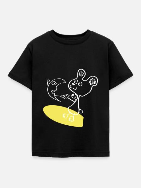 Dancing in the Moonlight - Kinder T-Shirt - Schwarz