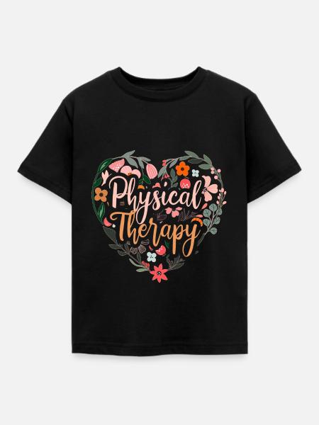 Physiotherapie - Kinder T-Shirt - Schwarz