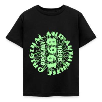 Hobby 1968 - Kinder T-Shirt - Schwarz - Vorne - AI Model Kid Female (0cm)