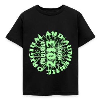 2013 - Kids' T-Shirt - black - Front - AI Model Kid Female (0cm)