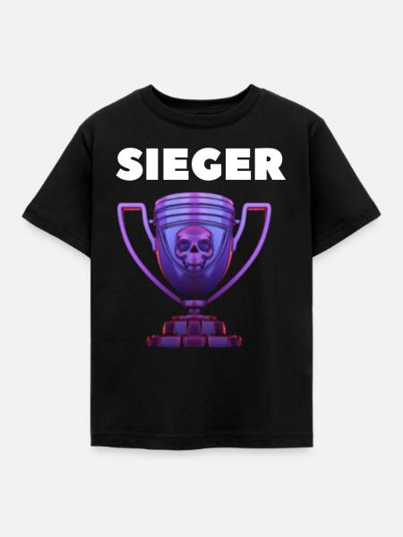 Sieger - Kinder T-Shirt - Schwarz