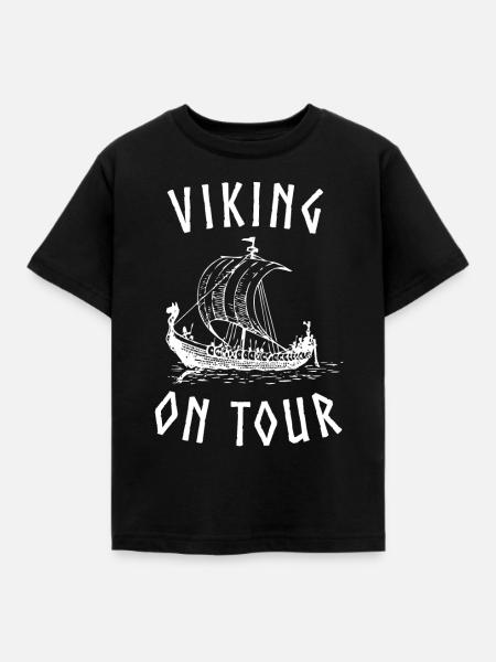 Wikinger Frühmittelalter Reenactment - Kinder T-Shirt - Schwarz