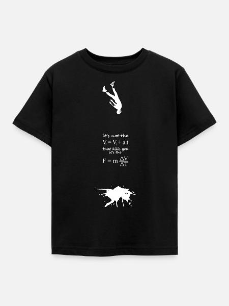 Physikalische Gleichung - Kinder T-Shirt - Schwarz