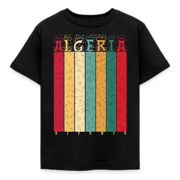Algeria vintage - T-shirt Enfant - noir - Devant - AI Model Kid Female (0cm)