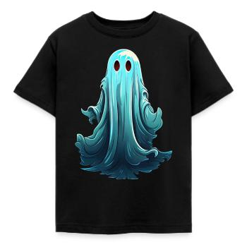 Ghost Appearance - Kids' T-Shirt - black - Front - AI Model Kid Female (0cm)