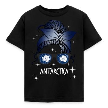 Antarctique - T-shirt Enfant - noir - Devant - AI Model Kid Female (0cm)