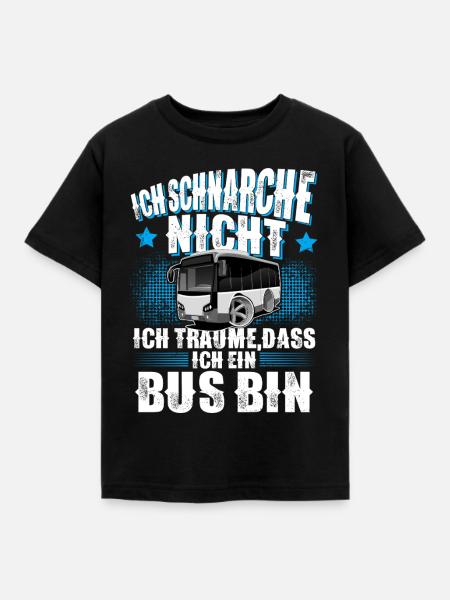 Busfahrer - Kinder T-Shirt - Schwarz