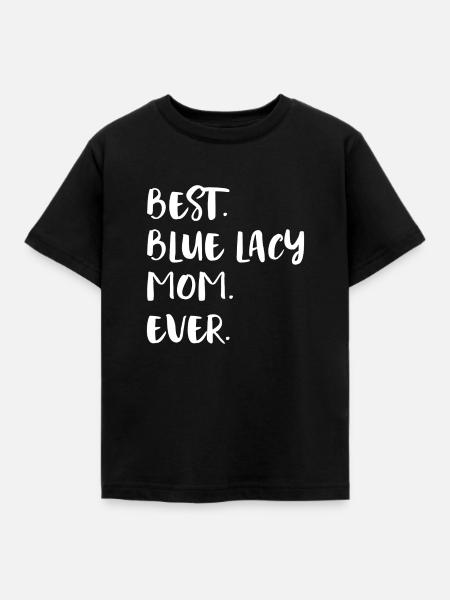 Blue Lacy - Kinder T-Shirt - Schwarz
