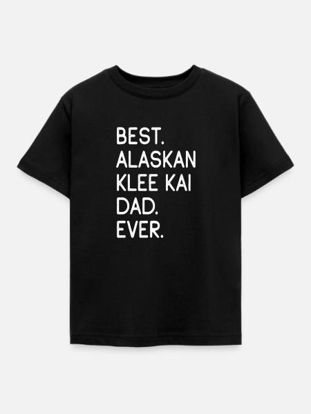 Alaskan Klee Kai - Kinder T-Shirt - Schwarz