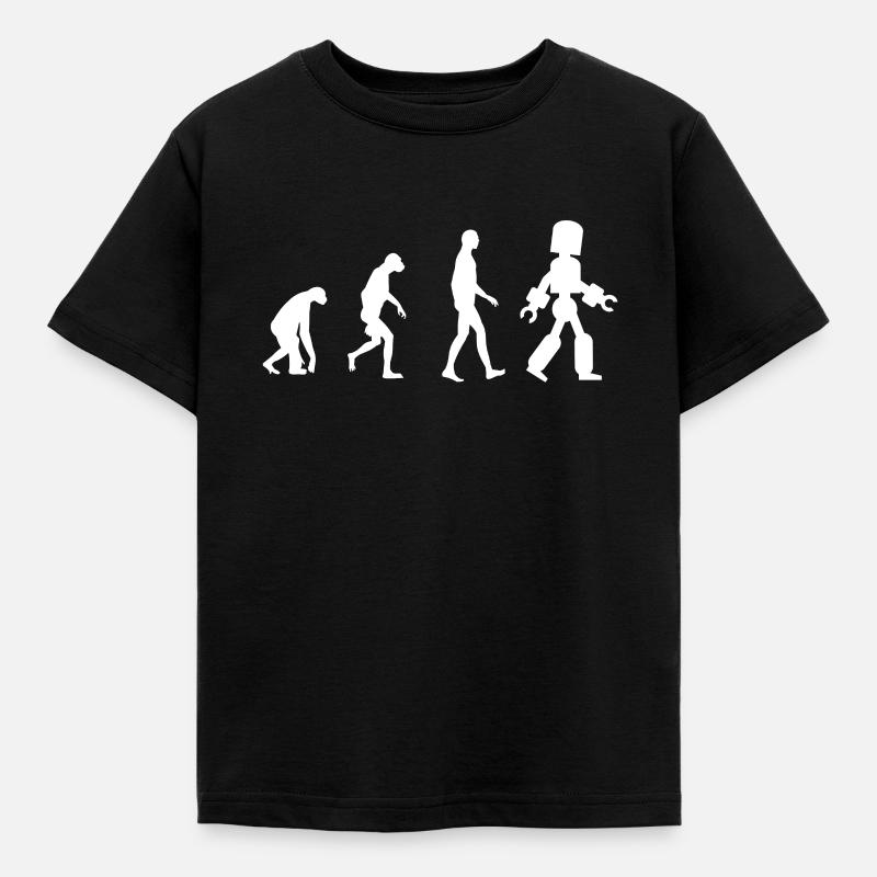 Evolution du robot - T-shirt Enfant - noir