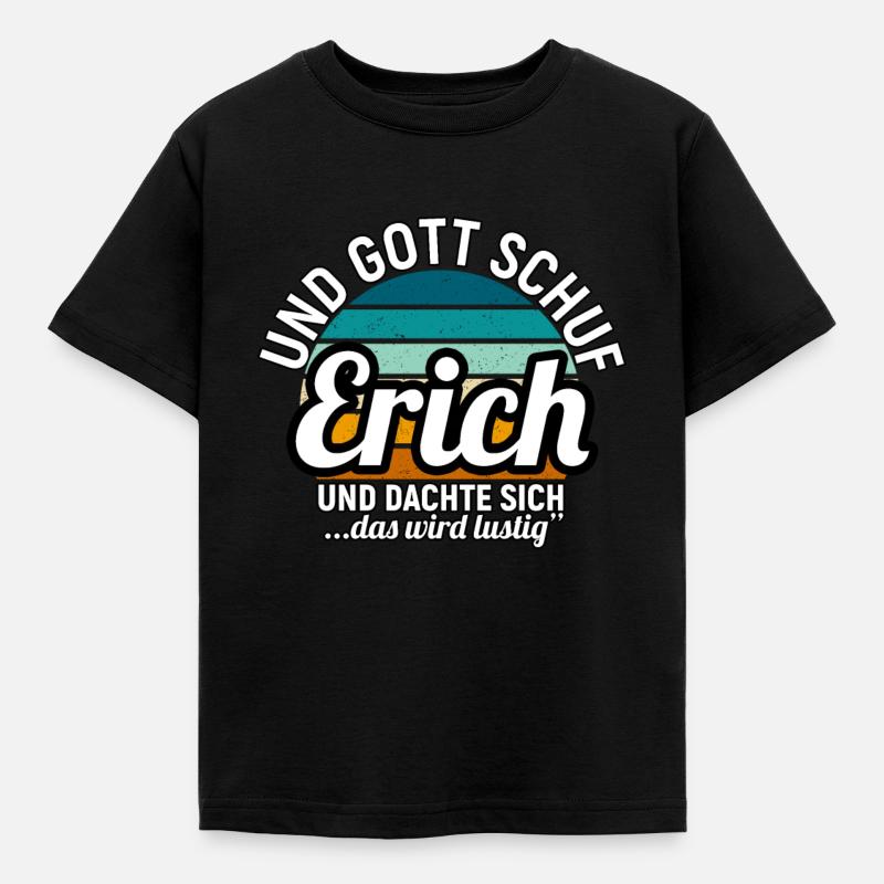 Ernst - Kinder T-Shirt - Schwarz