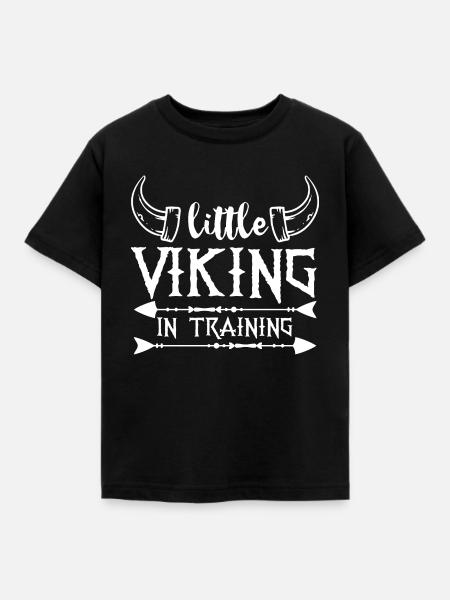 Little Viking - Kids' T-Shirt - black