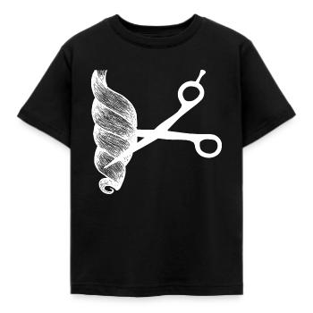 Zopf ab - Kinder T-Shirt - Schwarz - Vorne - AI Model Kid Female (0cm)