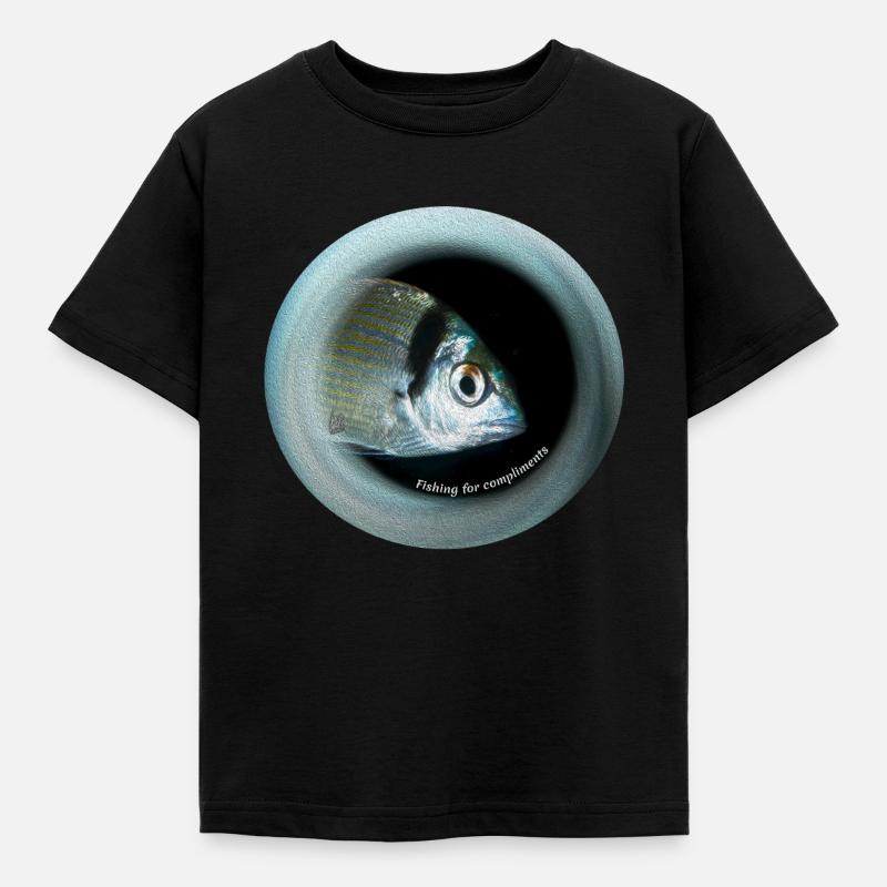 Poisson oeil de bœuf - T-shirt Enfant - noir