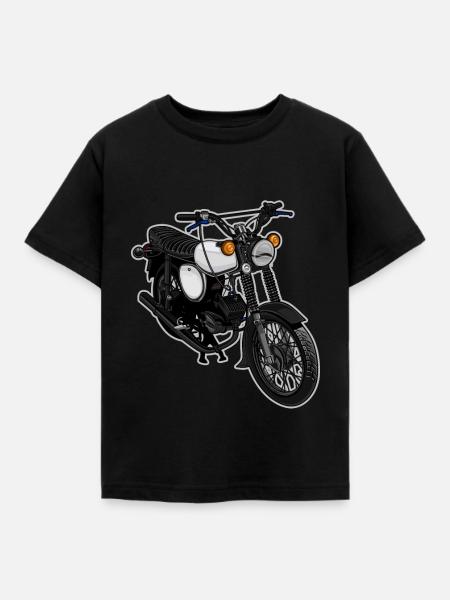 S51 (weiß) // Illustration - Kinder T-Shirt - Schwarz