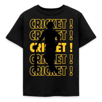 Cricket cricket cricket - Kids' T-Shirt - black - Front - AI Model Kid Female (0cm)