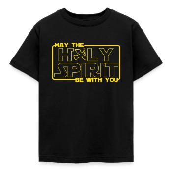 Gott Jesus Heiliger Geist - Kinder T-Shirt - Schwarz - Vorne - AI Model Kid Female (0cm)