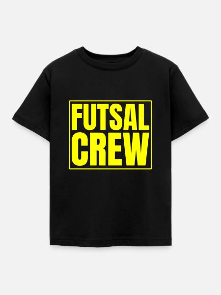 Futsal Crew Geschenk - Kinder T-Shirt - Schwarz