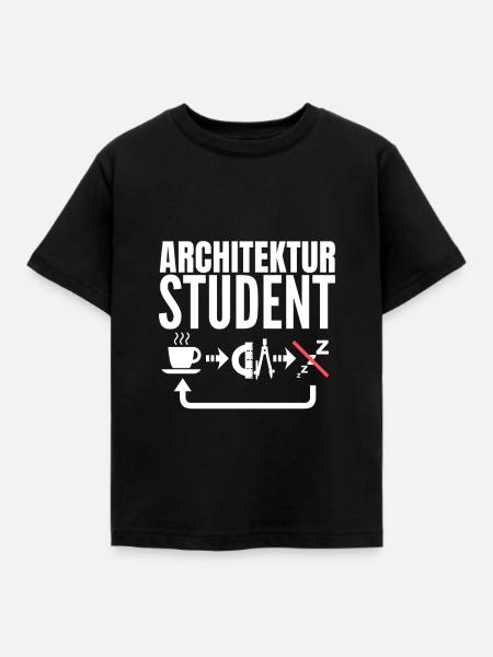 Architektur Student Geschenk - Kinder T-Shirt - Schwarz