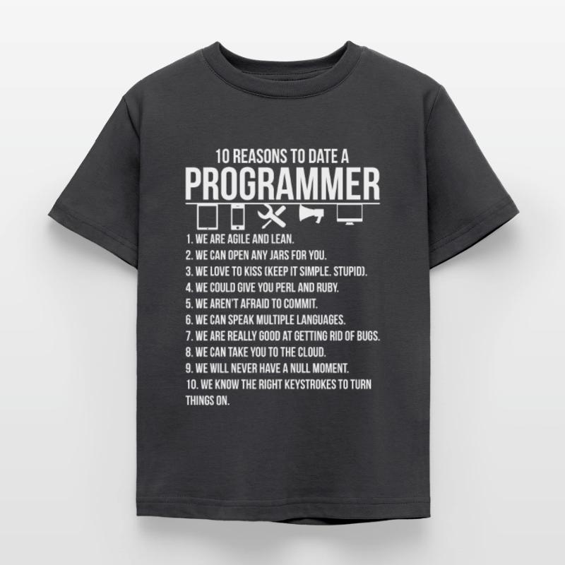 Programmer Software Developer Coder Gift Kids' T-Shirt