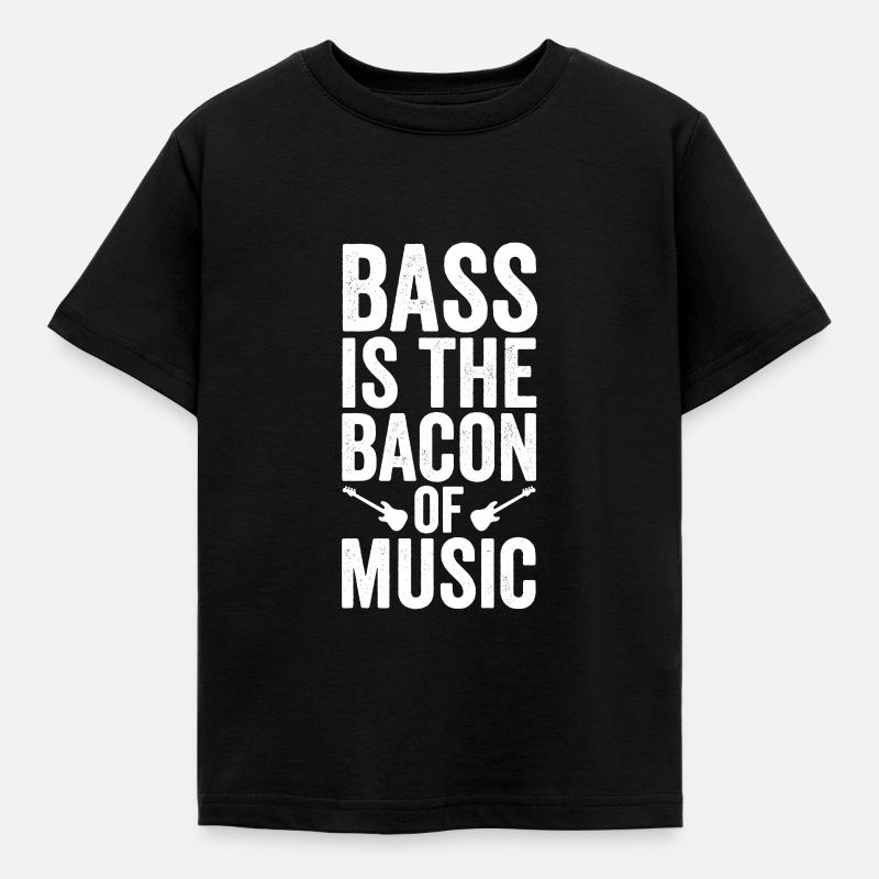 Gaveidé til bassist - Børne-T-shirt - sort
