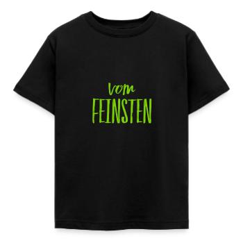 ein Kompliment - Kinder T-Shirt - Schwarz - Vorne - AI Model Kid Female (0cm)
