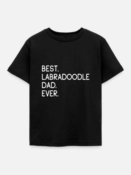 Labradoodle - Kinder T-Shirt - Schwarz