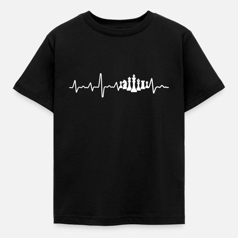 Jeu d’échecs Jeu d’échecs Joueur d’échecs - T-shirt Enfant - noir