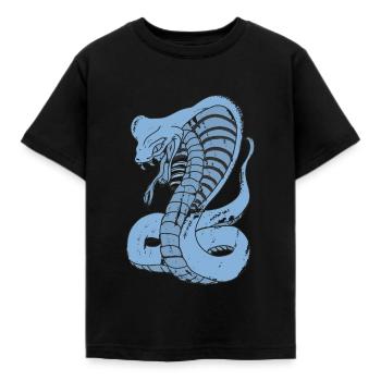 Cobra - Kinder T-Shirt - Schwarz - Vorne - AI Model Kid Female (0cm)