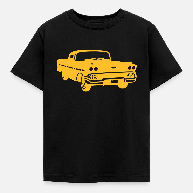 Oldtimer - Kids' T-Shirt - black