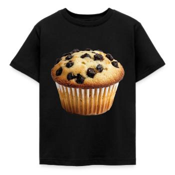 Muffin - Kinder T-Shirt - Schwarz - Vorne - AI Model Kid Female (0cm)