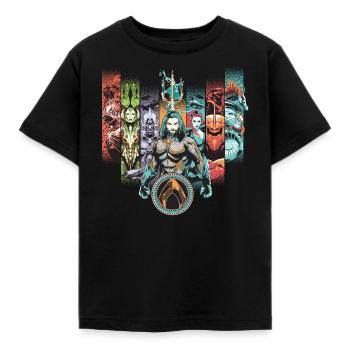 Aquaman Film Caractères - T-shirt Enfant - noir - Devant - AI Model Kid Female (0cm)