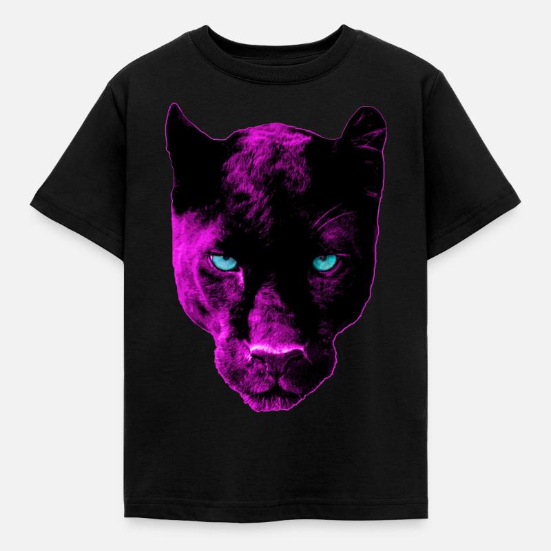 Pink Panther Geschenkidee - Kinder T-Shirt - Schwarz