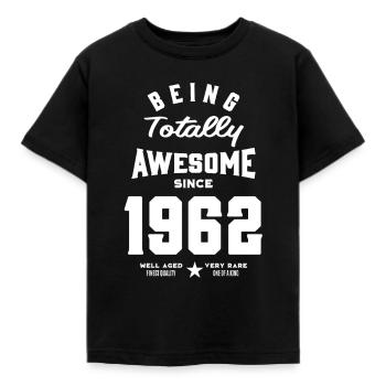 Since 1962 - Kids' T-Shirt - black - Front - AI Model Kid Female (0cm)