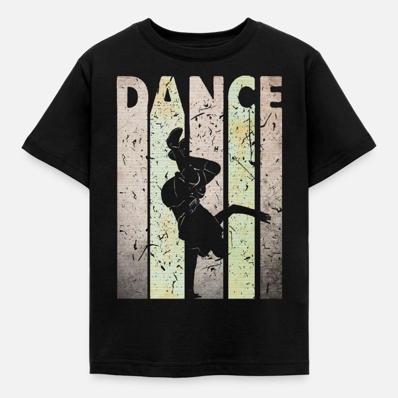 Breakdance - Kinder T-Shirt - Schwarz