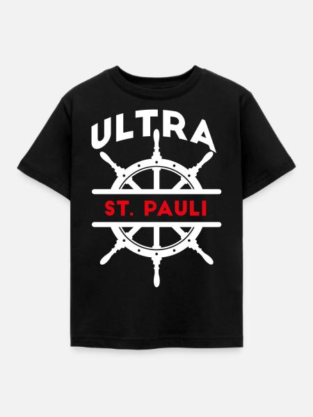 St. Pauli Ultra Sankt Pauli Seemann St Pauli - Børne-T-shirt - sort