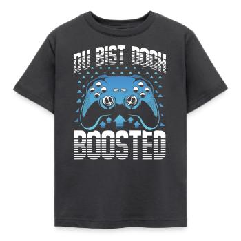 Gaming PC Gaming Video Player Gaming Computer - Kids' T-Shirt - dark grey - Front - AI Model Kid Female (0cm)