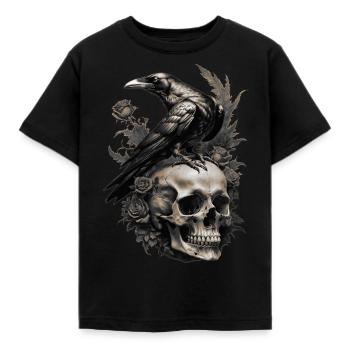 Âme sombre - T-shirt Enfant - noir - Devant - AI Model Kid Female (0cm)