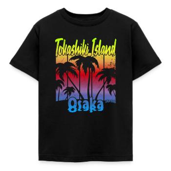Tokashiki Island Osaka - Kids' T-Shirt - black - Front - AI Model Kid Female (0cm)