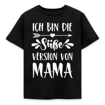 Je suis la version mignonne de maman - T-shirt Enfant - noir - Devant - AI Model Kid Female (0cm)
