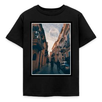 ville - T-shirt Enfant - noir - Devant - AI Model Kid Female (0cm)
