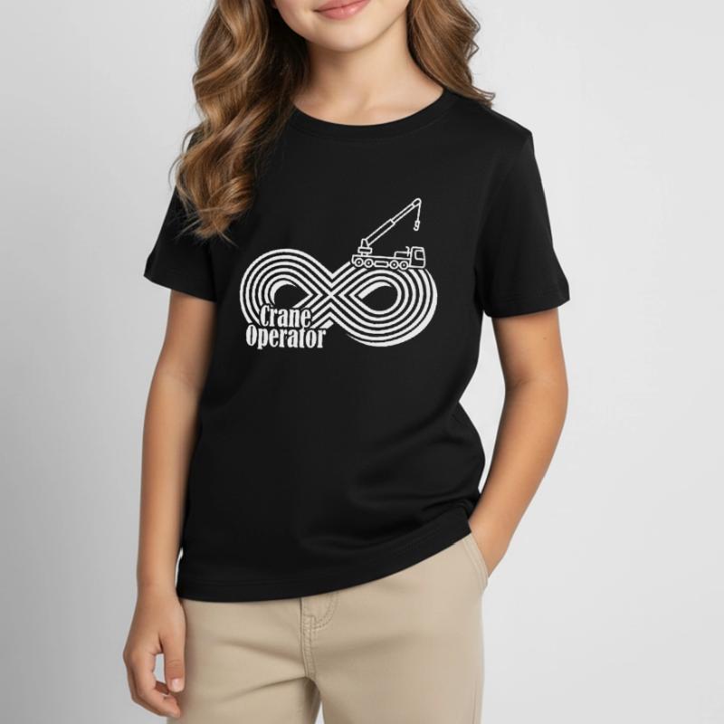 Crane Operator Infinity Crane Operator Kids' T-Shirt