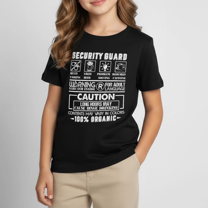 Security Guard Security Guard Solve Problems Kids' T-Shirt
