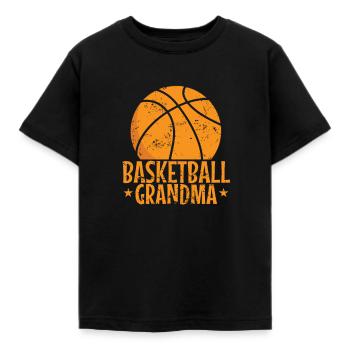Basketball Grandma Women's Team Sports - Kids' T-Shirt - black - Front - AI Model Kid Female (0cm)