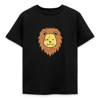 Africa Lion Predator King - Kids' T-Shirt - black - Front - AI Model Kid Female (0cm)